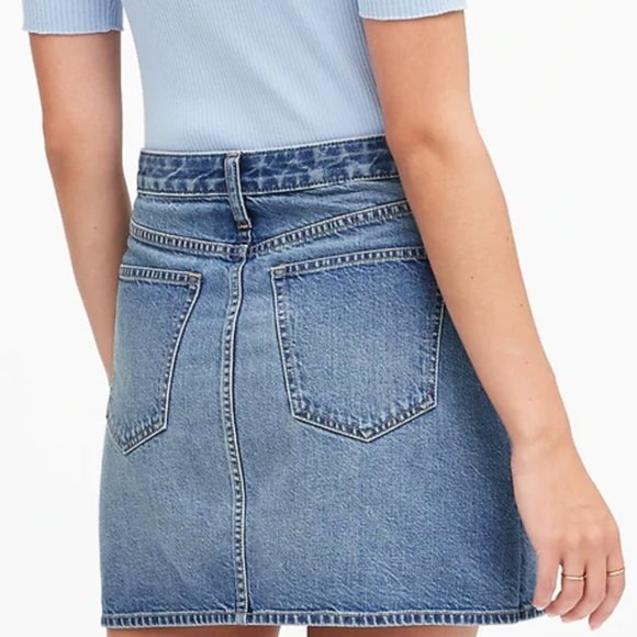 Banana Republic Rigid Denim Mini Skirt - Picture 2 of 4